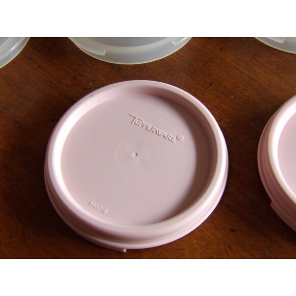 TUPPERWARE Modular Mates Pantry Lot 12x Containers w/Lids Pastel Pink - Picture 7 of 16